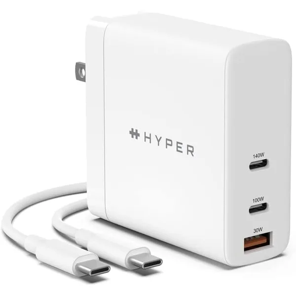 HyperJuice 140W PD 3.1 USB-C Charger - (US Plug) - Image 2